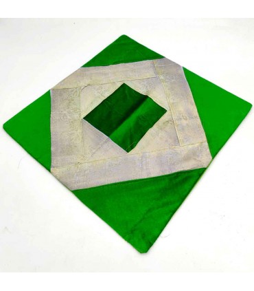 Cojín Tela Fina y Terciopelo - 40 cm - Varios Colores - Diseño Arabe