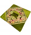 Fine Fabric and Velvet Cushion Cover - Vintage Design - Mukhammal Model