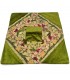 Fine toile et velours - coussin design 40 cm - plusieurs couleurs - arabe