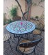 Mesa Jardín Mosaico Andalusí - Zelige Azulejos Fez - Modelo Granaita