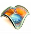 Syrian Handcrafted Murano Glass Decorative Object Holder - Multipurpose Glossy Finish Mushawah Model