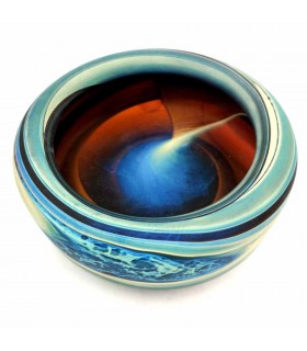 Porte-objets décoratifs en verre de Murano artisanal syrien - Modèle Kadahun à finition mate polyvalente