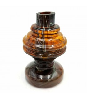 Vase Vase oder dekorativer Kronleuchter aus syrischem, handgefertigtem Muranoglas – Mehrzweck, glänzendes Finish, Modell R.60