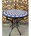 ANDALUSI MOSAIC GARDEN TABLE - ZELIGE AZULEJOS FEZ - MODEL RIF