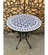 MESA JARDÍN MOSAICO ANDALUSÍ - ZELIGE AZULEJOS FEZ - MODELO TARUDAN