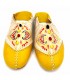 Moroccan Slipper Woman - Color Yellow - Moroccan Craftsmanship Authentic Leather - Azrar Model