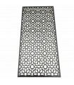 Cuadro Decorativo Celosía Árabe Madera - Decoración Oriental - Corte Láser - Modelo Warda - 60 x 30 cm
