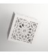 Lâmpada de teto de design cubo com treliça árabe moderna - artesanato Jaima Alkauzar - modelo Murabaa Alhambra