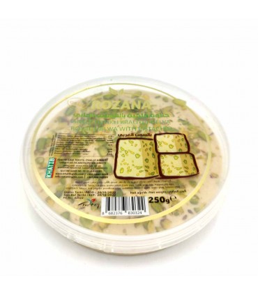 Rozana Halawa Real Con Pistacho - Hecho en Turquía - Dulces Árabes 250gr