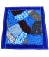 Funda Cojín Pathwork - Recortes Sari - Artesania India - Modelo Jaudein 40x40cm