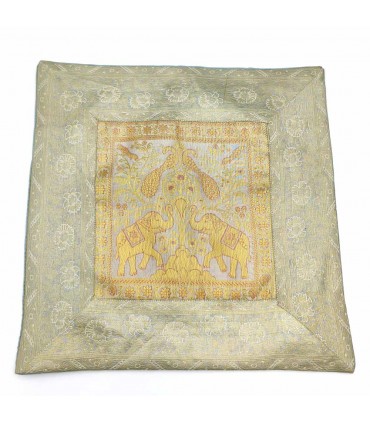 Cojín Seda Animales Sagrados 45cm-Varios Colores-Diseño Oriental