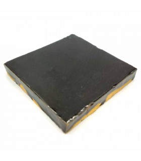 Moroccan Black Zellige Tile - Moroccan Crafts - Fez - 10 x 10 cm