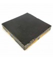 Piastrella marocchina nera Zellige - Artigianato marocchino - Fez - 10 x 10 cm