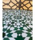 MESA DE JARDIM MOSAICO ANDALUZ - ZELIGE AZULEJOS FEZ - MODELO OUARSASAT