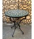 ANDALUSISCHER MOSAIK-GARTENTISCH - ZELIGE AZULEJOS FEZ - OUARSASAT-MODELL
