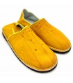 Pantofole arabe in pelle unisex per adulti - Giallo - Artigianato marocchino - Modello Kadim