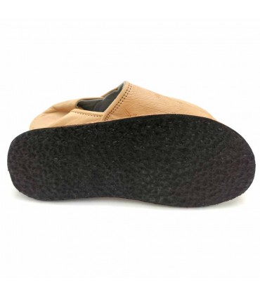 Pantofole arabe in pelle unisex per adulti - Blu - Artigianato marocchino - Modello Kadim