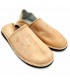Pantofole arabe in pelle unisex per adulti - Colore della pelle - Artigianato marocchino - Modello Kadim