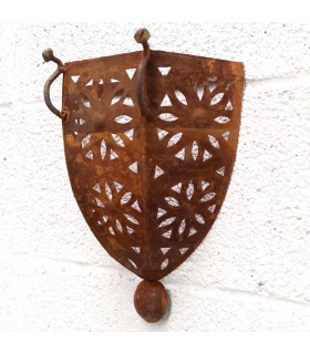 Aplique de Hierro Calado Color Oxido - Decoración Arabe - Modelo MAGREG AADI