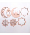 Celosia Decoración del Hogar Ramadan Eid Fits Adha Islam - Decoración Islámica -