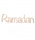 Ramadan-Buchstaben zum Aufhängen oder an der Wand – islamische Wohnkultur