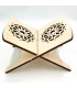 Holy Book Holder - White Color - Koran Support - 100% Wood - Al-Baida Model