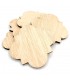 5 x Recortes Madera cuadro Decorativo - Diseo Barroco