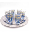 Juego 6 Vasos Te Árabes - Té Moruno Marroqui - Especial Té - Modelo FATH Yadid
