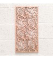 Quadro decorativo reticolo arabo in legno - Decorazione astratta - Taglio laser - Modello Kharif- 60 x 30 cm