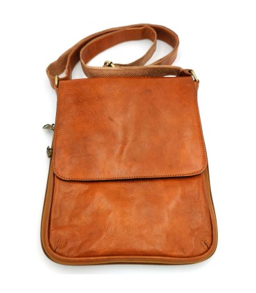 Bolso Hombre Mariconera de Cuero - Marroquinería Premium - Gran Calidad en Acabados - Modelo Alfatha