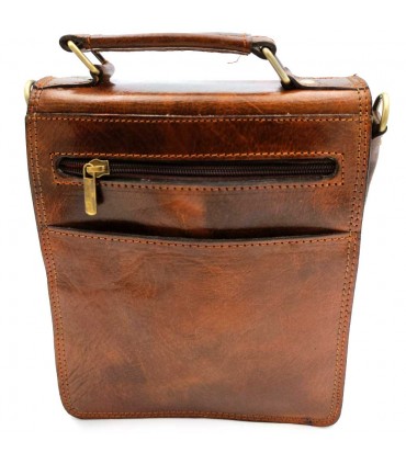 Bolso Maletín de Mano Mariconera- Marroquinería Premium - Artesanía Marroquí - Modelo Haqiba saguir