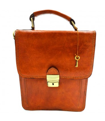 Bolso Maletín de Mano Mariconera- Marroquinería Premium - Artesanía Marroquí - Modelo Haqiba saguir