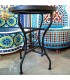 Moroccan Zellige Mosaic Table Fez Andalusí Garden or Terrace - Najma Zarka Model