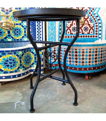 Moroccan Zellige Mosaic Table Fez Andalusí Garden or Terrace - Najma Zarka Model