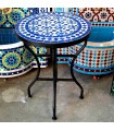 Table Mosaïque Zellige Marocain Fès Andalusí Jardin ou Terrasse - Modèle Najma Zarka