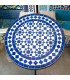 Moroccan Zellige Mosaic Table Fez Andalusí Garden or Terrace - Najma Zarka Model
