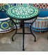 Moroccan Zellige Mosaic Table Fez Andalusí Garden or Terrace - Najma Akhdar Model