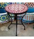 Moroccan Zellige Mosaic Table Fez Andalusí Garden or Terrace - Najma Akhmar Model