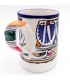 Taza Cerámica Fez Pintada a Mano Artesanía Marroquí - Modelo SAHNEINUN