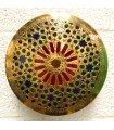 Parete o soffitto - ottone forato mosaico arabo - resina colori