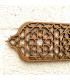 Celosía Árabe DM Corte Láser - Decoración Andalusí - Diseño Arabesk - 80x10cm