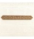 Lattice a taglio laser DM arabo - Decorazione andalusa - Design Arabesk - 80x10 cm