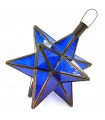 Lámpara Techo Estrella Andalusí - Artesanía Marroquí - Modelo Estrella Azrak