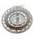 Decorative or Table Plate - Andalusian Ceramic Asfi - Moroccan Crafts - Aswadein Model