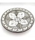 Decorative or Table Plate - Andalusian Ceramic Asfi - Moroccan Crafts - Aswadein Model