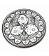 Prato ou Mesa Decorativa - Cerâmica Asfi Andalusí - Artesanato Marroquino - Modelo Aswadein