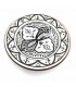 Decorative or Table Plate - Andalusian Ceramic Asfi - Moroccan Crafts - Aswadein Model