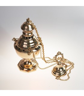 Incensário Botafumeiro Chain - Bronze ou Níquel - 22 centímetros