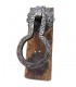 Door Knocker Handle Rustic Ironwork Moroccan Artisan Forge - Old Vintage Style Handle nº3
