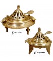 Censer Brasero - bronze ou níquel - 3 Tamanhos